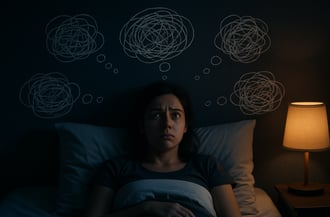 Intrusive Thoughts at Bedtime: What They Mean and How to Calm Them